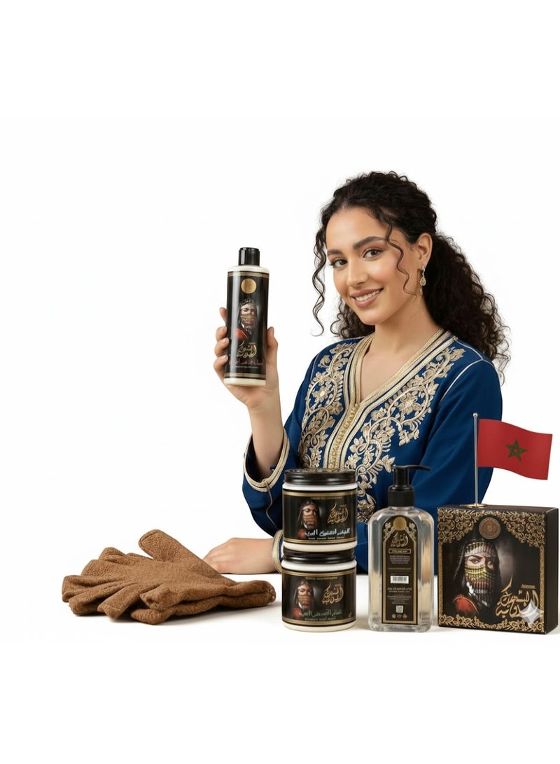 DR ARABY Dr. Araby's 5-in-1 Royal Bath Set – Luxurious Body Care – Exfoliation, Brightening, and Hydration – With Long-Lasting Arabian Fragrances - Image 1